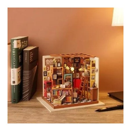 Robotime Biblioteca De Sam Maqueta