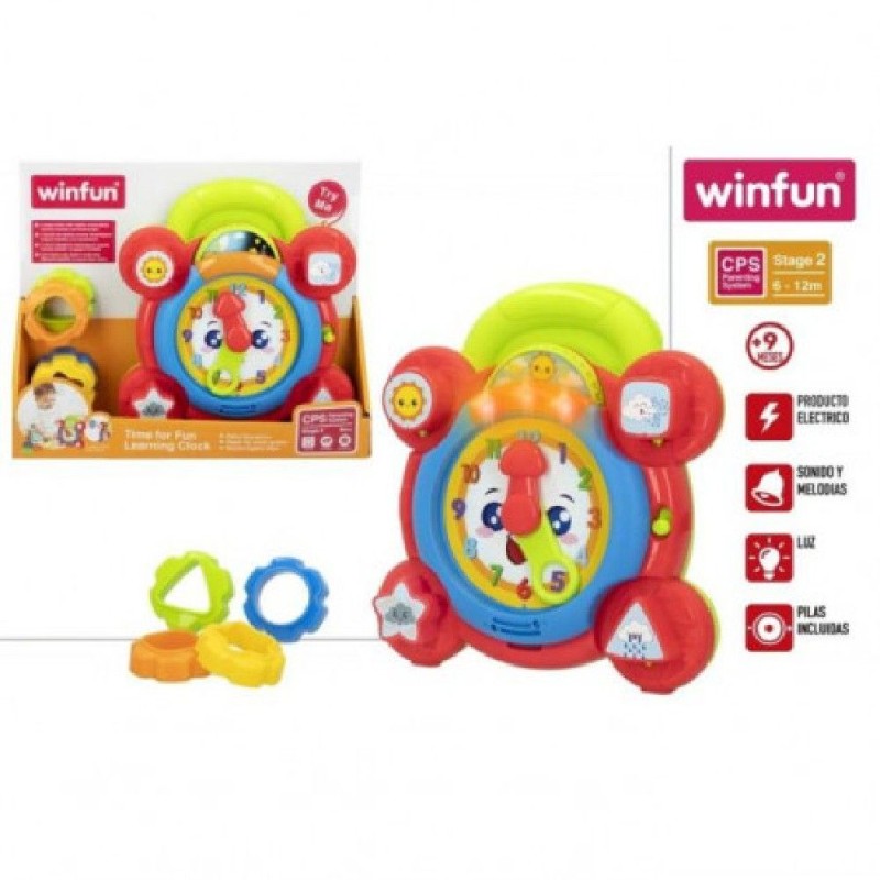 RELOJ C/LUZ Y SONIDOS WINFUN