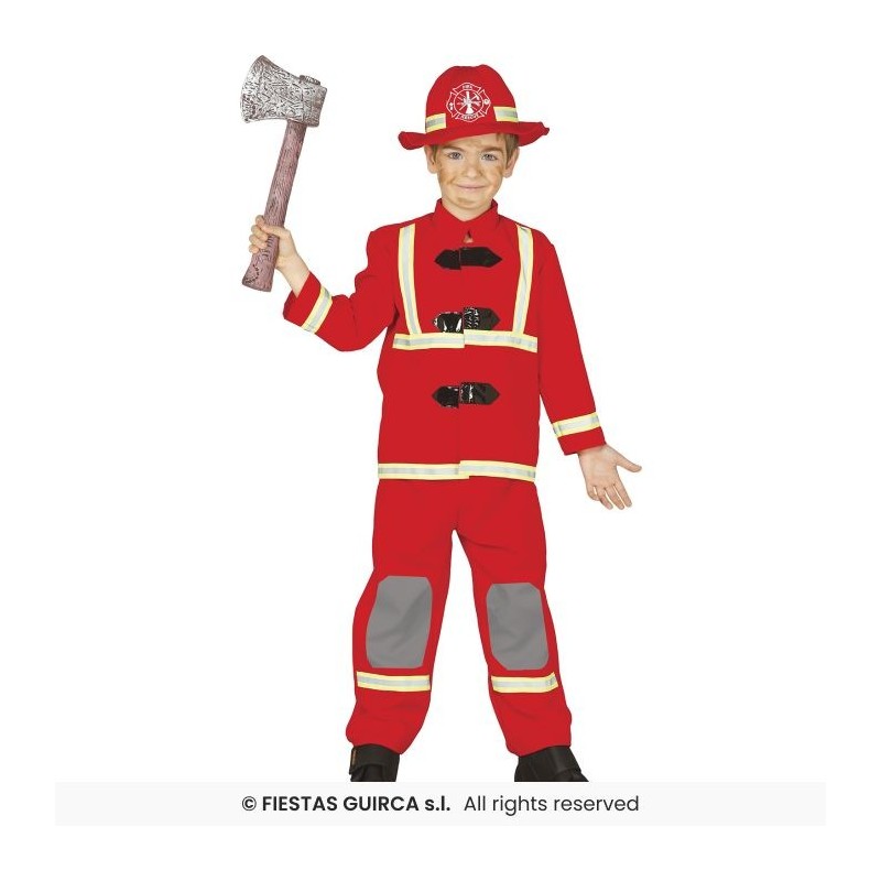 DISFRAZ BOMBERO 5-6 Años