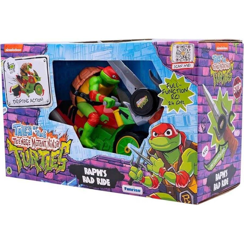 Moto RC Tortugas Ninja Raphael