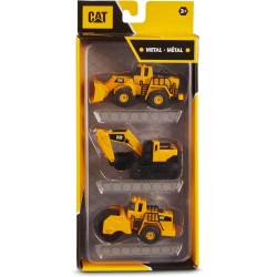 Set 3 vehiculos obras publicas CAT