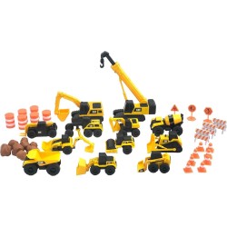 Mega Set Vehiculos Obras Publicas CAT 2