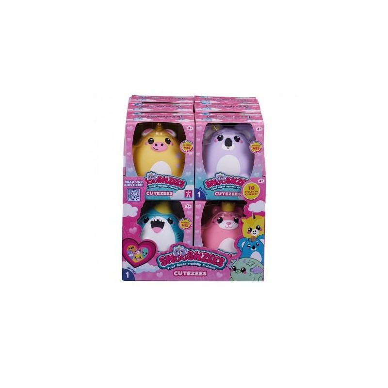 Muñeco flexibles Smooshzees Cutezees 8cm