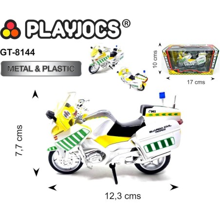 Moto G. Civil TRÁFICO. Moto de plástico