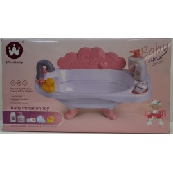 BAÑERA CON AGUA + 6 ACCESORIOS