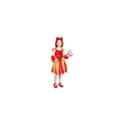 DISFRAZ DEMONIA DIABLESA 5-6  AÑOS