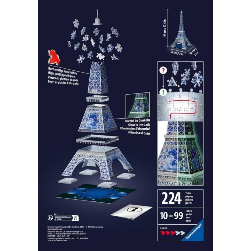 50° aniversario: Torre Eiffel Glow in th