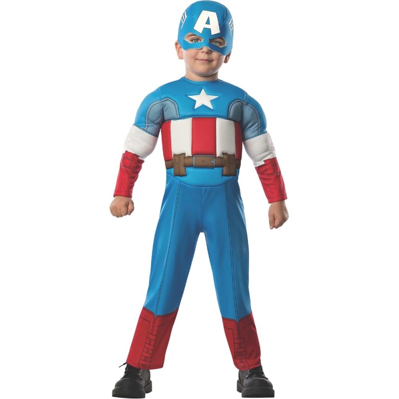 DISFRAZ CAPITAN AMERICA PRESCHOOL 12-24