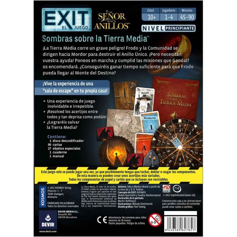 EXIT EL SEÑOR DE LOS ANILLOS