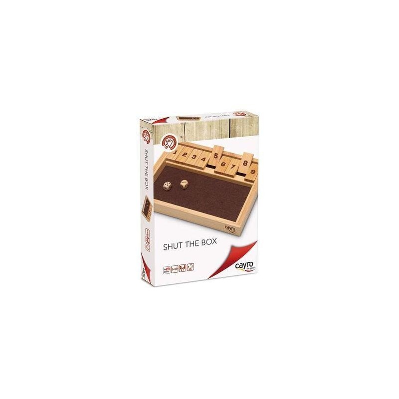 Juego shut the box madera