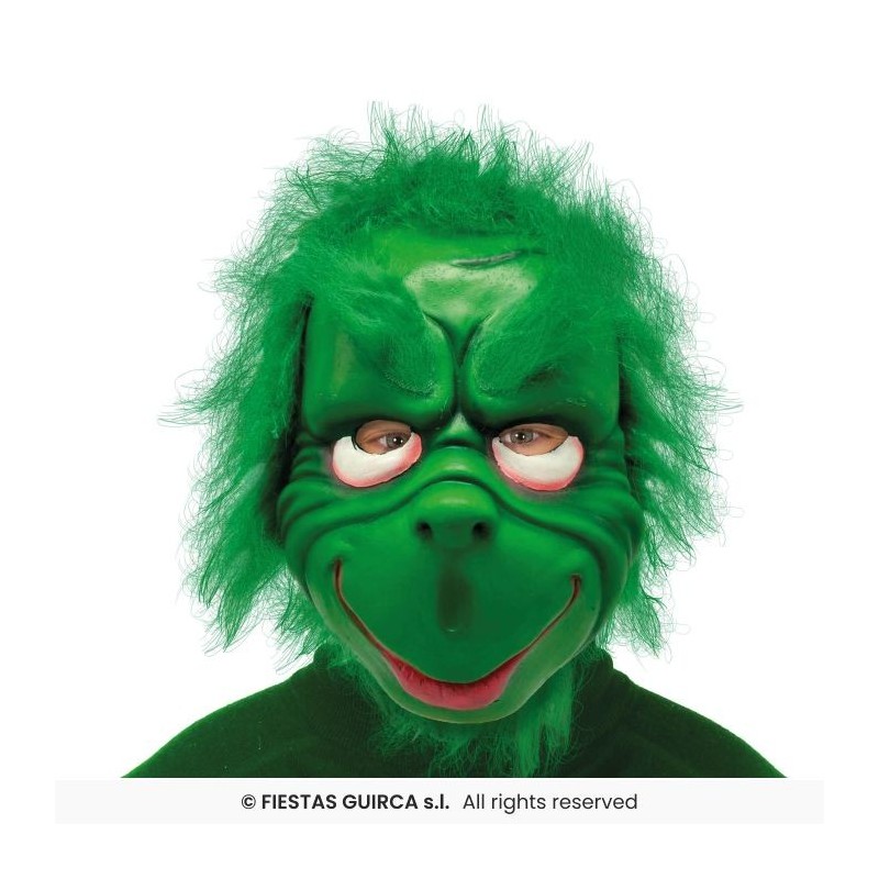 MASCARA DUENDE VERDE GRUÑON GRINCH