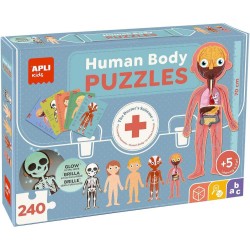 Puzzles educativos Cuerpo Humano