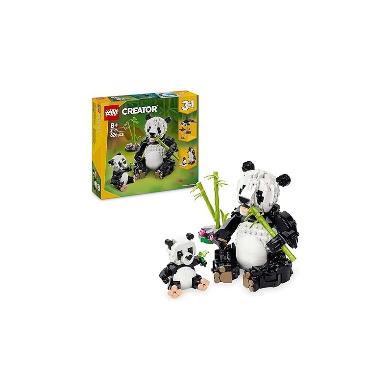Fauna Salvaje: Familia de Pandas
