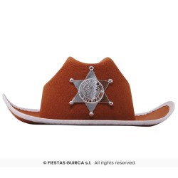 SOMBRERO MARRON SHERIFF INF. 2