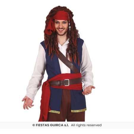 CONJUNTO PIRATA 2 PZS (PAÑUELO Y FAJIN)
