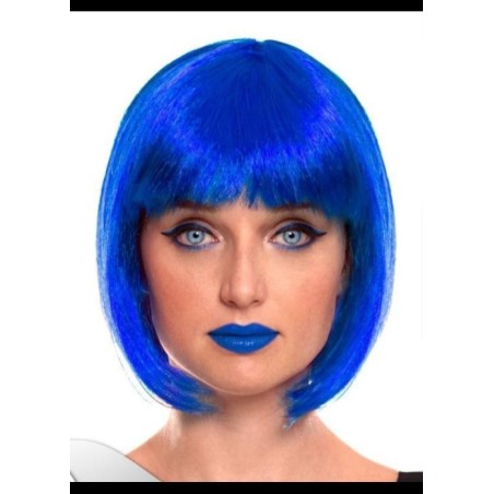 PELUCA MEDIA MELENA AZUL 100 GR.