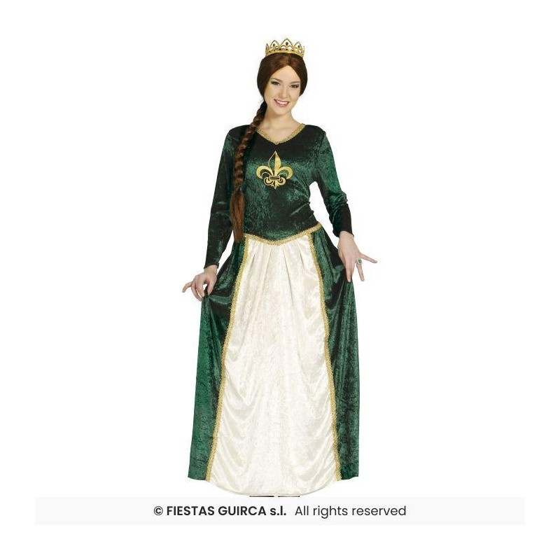 DISFRAZ REINA MEDIEVAL FIONA (S)