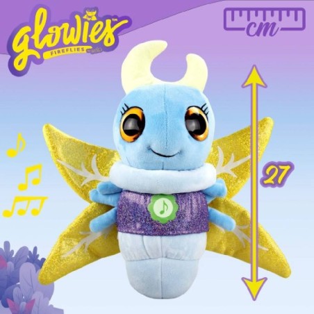 GLOWIES - LUCIERNAGA PELUCHE AZUL C/LUZ