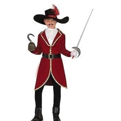 DISFRAZ PIRATA CAPITAN GARFIO 10-12 Años