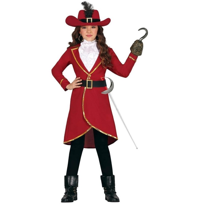 DISFRAZ PIRATA CAPITAN GARFIO 10-12 Años