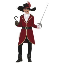 DISFRAZ PIRATA CAPITAN GARFIO 5-6 Años 2