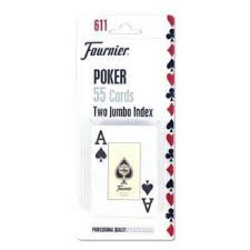 fournier - baraja poker ingles, 55 carta