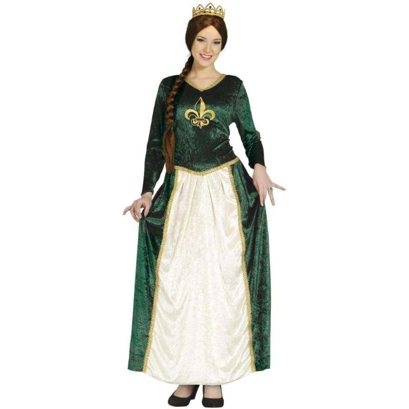 DISFRAZ REINA MEDIEVAL, ADULTA, 44 – 46