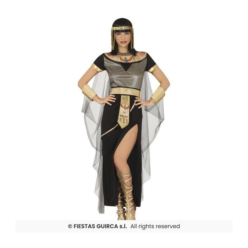 DISFRAZ EGIPCIA CLEOPATRA NEGRA (L)