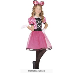 DISFRAZ RATONCITA ROSA 3-4 AÑOS MINNIE 2