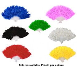 ABANICO PLUMAS (SURTIDO)