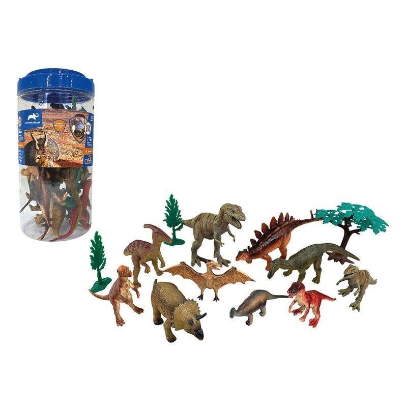 Bote Set Dinosaurios 13 piezas