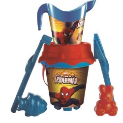 Cubo Playa Castillo Spiderman C/Regadera