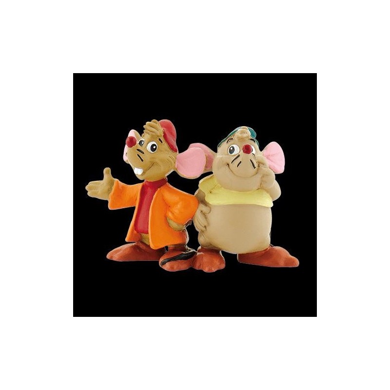 Figura Ratones Gus y Jaq ( Cenicienta ) 