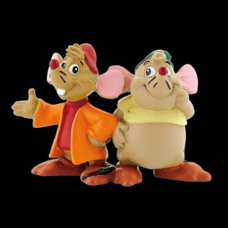 Figura Ratones Gus y Jaq ( Cenicienta ) 