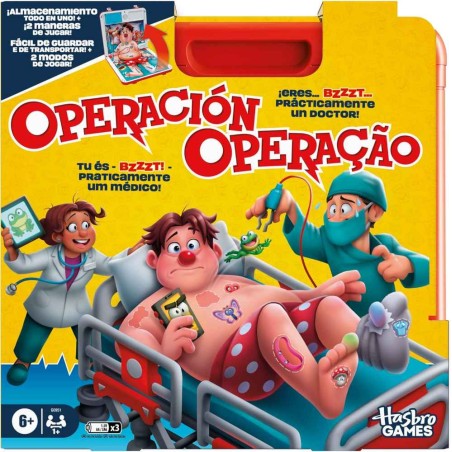 Juego Operación con Estuche Todo en uno