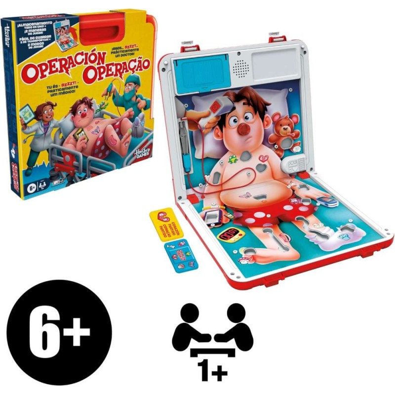 Juego Operación con Estuche Todo en uno