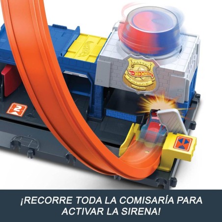 Hot Wheels Supercomisaría de policía Con