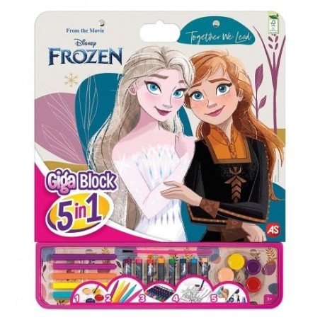 Actividades GigaBlock 5 en 1 Frozen