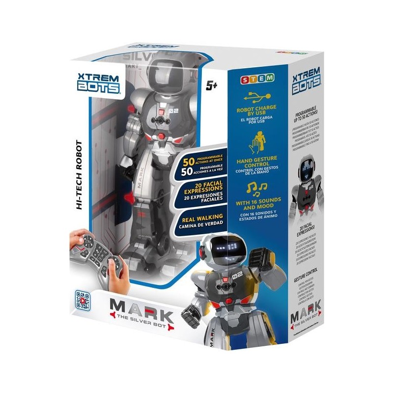 Robot Xtrem Bots - Mark The Silver Bot