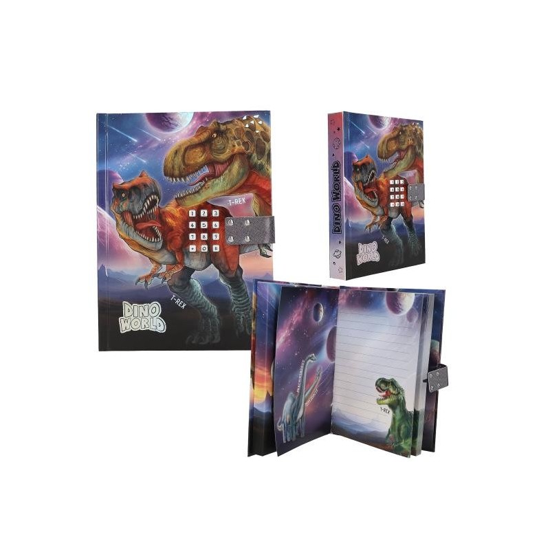 Dino World diario con código y sonido