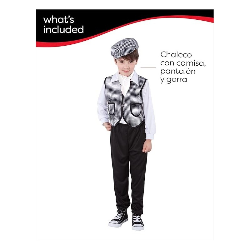 DISFRAZ CHULAPO CLASSIC  5-7 AÑOS