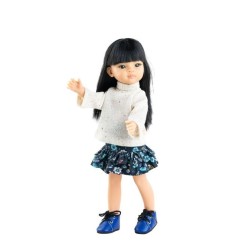 Muñeca Liu Falda y Jersey 32 cm