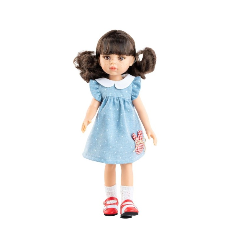 Muñeca Carol Vestido Azul 32 cm