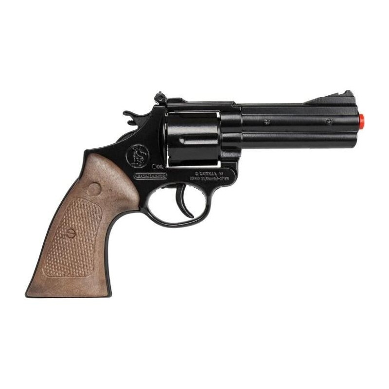 REVOLVER POLICIA 12 TIROS NEGRO