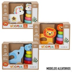 WOOMAX ZOOKABEE-ARRASTRE MADERA ANIMALES 2