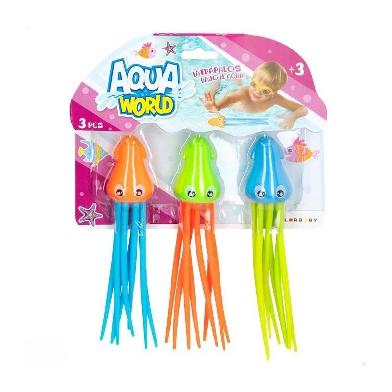 AQUA WORLD - JUEGO ACUATICO 3 PULPOS