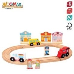 WOOMAX-CIRCUITO PISTA C/VEHICULOS-FIGURA