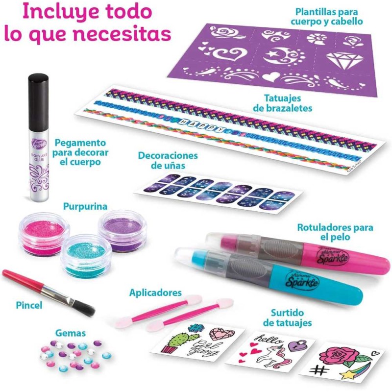 SHIMMER N SPARKLE-3 EN 1 SET DE BELLEZA