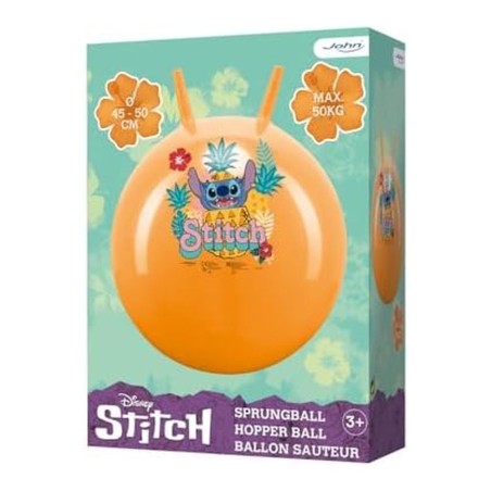 STITCH-PELOTA SALTARINA HINCHABLE D45CM