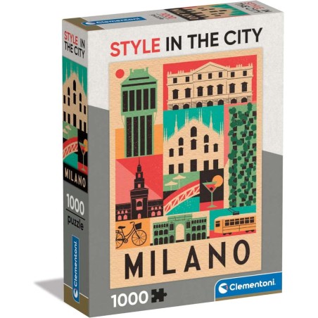 Puzzle 1000 Pzs Style In The City Milano